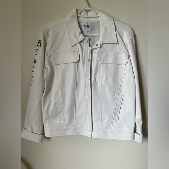 Guess PU Trucker Jacket - Picture 2 of 5